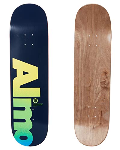 【中古】【未使用・未開封品】Almost Fall Off ロゴ スケートボードデッキ サイズ8.5インチ ブルー