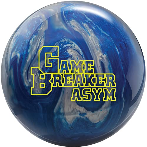 【中古】【未使用・未開封品】Ebonite Game Breaker Asym、15ポンド、ブルー/シルバー