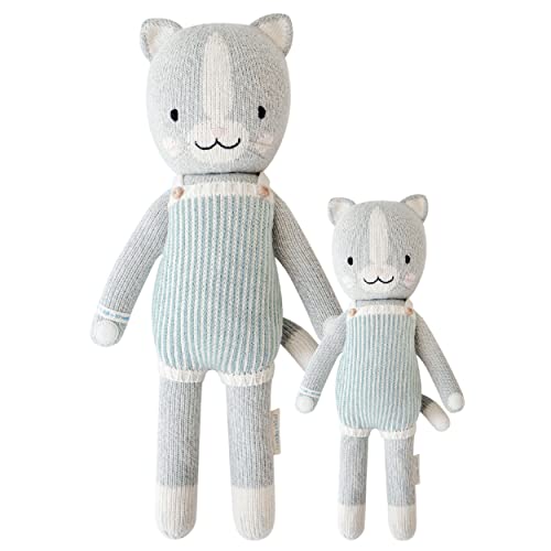 cuddle + kind Dylan The Kitten Regular 20インチ ハンドニット人形 ? 人形1個=食事10食、フェアトレード、家宝品質、ペルーで手作り 100%コッ