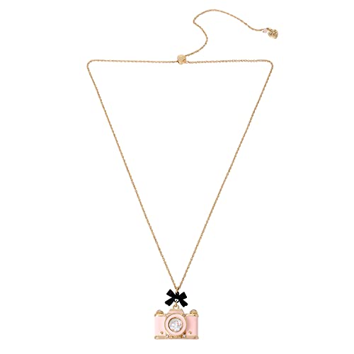 【中古】【未使用・未開封品】Betsey Johnson Camera Pendant Slider Necklace