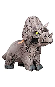 【中古】【輸入品・未使用】ジュラシックワールド トリケラトプス 恐竜 着ぐるみ 大人用 コスチューム 男女共用 165-175cm