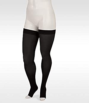 【中古】【輸入品・未使用】20-30mmHgBasicThighOTShortSiliconeBlackbyJuzo