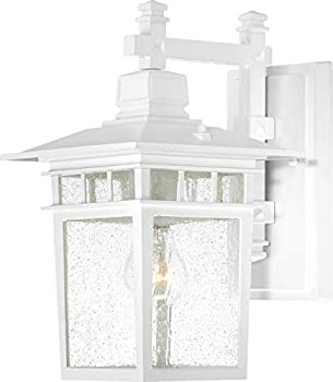 【中古】【輸入品・未使用】Nuvo Nuvo60/4957 Cove Neck 1-Light Outdoor Lantern with Clear Seed Glass 14 by Nuvo