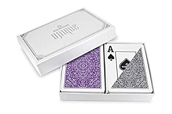 新作ポイント10倍 輸入品 未使用 Copag ユニーク ラグジュアリー デザイン 100 プラスチック トランプ ポーカーサイズ ジャンボ インデックス パープル グレー ダブルデッキセッ で税込み送料無料 その他キッチン用品 食器 調理器具 Insolite Guadeloupe Voyage Com