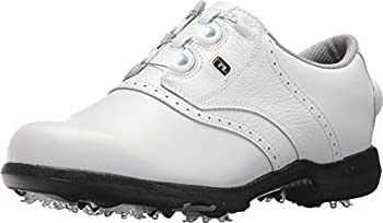 【中古】【輸入品・未使用】FootJoy レディース DryJoys Boa ゴルフシューズ US サイズ: 9 Wide カラー: ホワイト