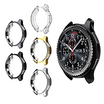 【中古】【輸入品・未使用】MIMEI サムスン Gear S3 Frontier SM-R760用保護バンパーシェルプロテクター サムスン Gear S3 Classic SM-R770N & Galaxy 46mm SM-R800 スマー