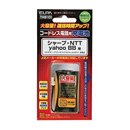 【中古】ELPA エルパ コードレス電話用 大容量充電池 THB-101