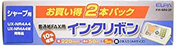 【中古】【未使用未開封】ELPA FAXインクリボン 2本入 FIR-SR4-2P