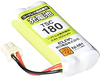 【中古】ELPA エルパ 朝日電器 電話機用充電池 TSC-180