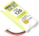 【中古】【未使用未開封】ELPA エルパ 朝日電器 電話機用充電池 TSC-126