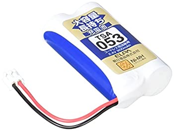 【中古】【未使用未開封】ELPA エルパ 子機用 大容量長持ち充電池 TSA-053