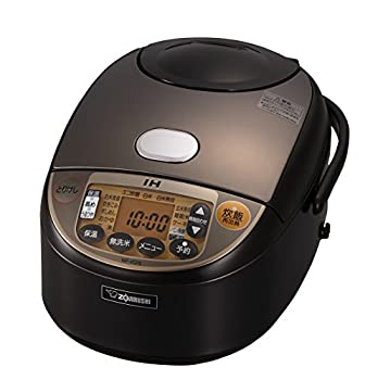 【中古】【輸入品日本向け】象印 炊飯器 5.5合 IH式 極め炊き ブラウン NP-VQ10-TA