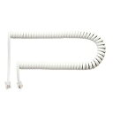 【中古】【未使用未開封】ミヨシ MCO 受話器用カールコード クロス結線 収縮時0.3m ホワイト 片側10cm DC-J403L/WH