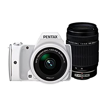 šRICOH ǥ PENTAX K-S1 300֥륺७å [DAL18-55mmDAL55-300mm] ۥ磻 PENTAX...