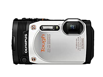 【中古】OLYMPUS デジタルカメラ STYLUS TG-860 Tough ホワイト 防水性能15m 可動式液晶モニター TG-860 WHT