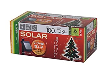 【中古】タカショー(Takasho) ソーラーイルミネーション 100球 マルチ LGI-ST100M