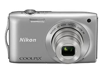 【中古】【未使用未開封】Nikon デジタルカメラ COOLPIX (クールピクス) S3300 クリスタルシルバー S3300SL