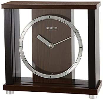 【中古】セイコー クロック 置き時計 アナログ 木枠 濃茶 木地 BZ356B SEIKO 【中古】セイコー クロック 置き時計 アナログ 木枠 濃茶 木地 BZ356B SEIKO