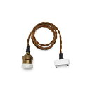 【中古】【未使用未開封】DETAIL Brown Cord 60cm(E26)エジソンバルブ用シーリングコード 2930