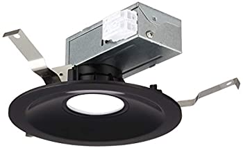 【中古】東芝ライテック LED一体形 高気密SB形ダウンライト 調光タイプ 電球色 60W 埋込穴125 ブラック