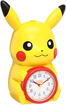 【中古】セイコー クロック 目覚まし時計 ポケットモンスター ピカチュウ キャラクター型 おしゃべり アラーム アナログ JF379A SEIKO