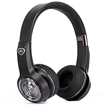 【中古】【輸入品日本向け】MonsterELEMENTSワイヤレスオンイヤーヘッドホンBluetooth対応aptX対応ブラックスレイトMHELMTONBKBT【国内正規品】