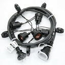 【中古】【未使用未開封】長谷川製作所 CCB025L05P05 提灯コード防水タイプ 5灯 0.5m間隔(2)