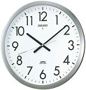 【中古】【未使用未開封】セイコー クロック 掛け時計 電波 アナログ オフィスタイプ 金属枠 KS266S SEIKO