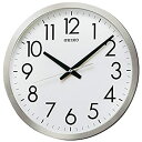 【中古】【未使用未開封】セイコー クロック 掛け時計 アナログ オフィスタイプ 金属枠 KH409S SEIKO