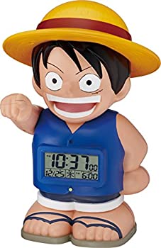 【中古】ONE PIECE (ワンピース) キャラクター目覚し時計 麦わらのルフィ おしゃべり・人感センサー機能搭載 8RDA50RH04