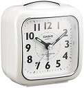 【中古】【未使用未開封】CASIO(カシオ) 目覚まし時計 ホワイト 7.6×7.3cm アナログ ミニサイズ ライト 付き TQ-157-7BJF 7.6×7...