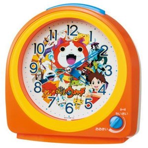 【中古】【輸入品日本向け】SEIKO CLOCK(セイコークロック) 妖怪ウォッチ目覚まし時計(オレンジ塗装) CQ138E CQ138E