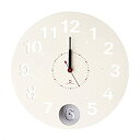 【中古】【未使用未開封】ヤマト工芸 Circle clock Wh サイズ:約φ29.5 H4.5 YK14-105(2)