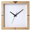 【中古】【未使用未開封】フォーカス・スリー 置き時計 ホワイト 横29×縦29×奥行3.5cm