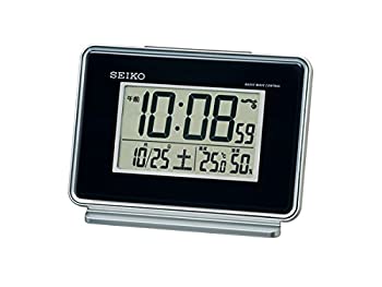 【中古】SEIKO 電波時計 目覚まし時計 置時計 SQ767K