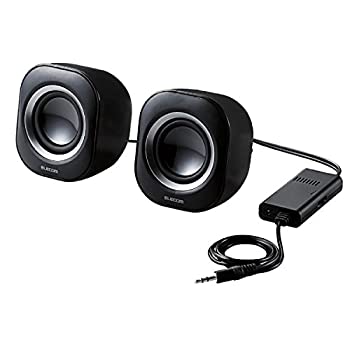 【中古】エレコム スピーカー 高出力 6W コンパクト ACアダプタ給電 ブラック MS-P08ABK 【中古】エレコム スピーカー 高出力 6W コンパクト ACアダプタ給電 ブラック MS-P08ABK