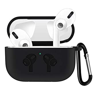 【中古】【未使用未開封】Freesun AirPods Pro ケース 2019 年モデル 充電ケース シリコン ソフトスリムカバー キーチェーン付き バウンスキャリングケース 前面のLEDライ