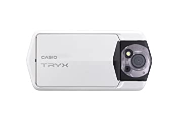 【中古】CASIO デジタルカメラ EXILIM ホワイト EX-TR100WE