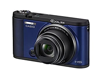 【中古】【未使用未開封】CASIO デジタルカメラ EXILIM EX-ZR1600BE 自分撮りチルト液晶 オートトランスファー機能 Wi-Fi/Bluetooth搭載 ブルー