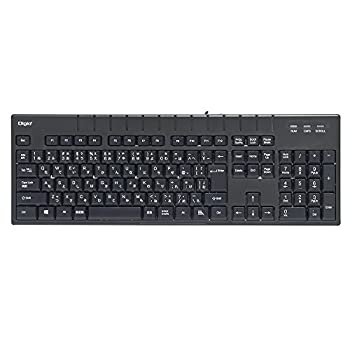 【中古】Digio2 有線 スタンダードキーボード ブラック FKB-U243BK