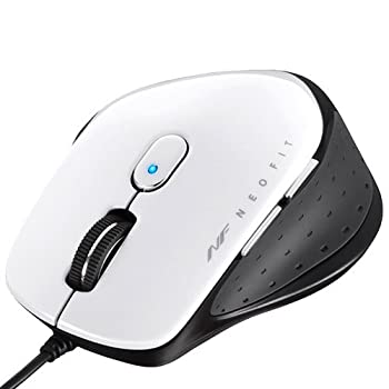 【中古】【未使用未開封】バッファロー BSMBU510MWH 有線 BlueLED 5ボタン ネオフィットマウス M ホワイト