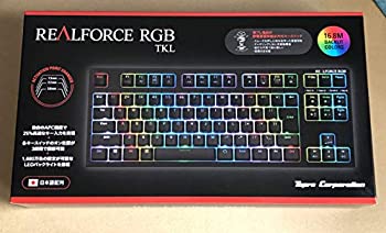 【中古】【未使用未開封】東プレ REALFORCE RGB TKL R2TLA-JP4G-BK 日本語配列 PCゲーマー向けキーボード【メーカー名】東プレ【メーカー型番】R2TLA-JP4G-BK【ブランド名】東プレ(Topre Corporation)【商品説明】東プレ REALFORCE RGB TKL R2TLA-JP4G-BK 日本語配列 PCゲーマー向けキーボードイメージと違う、必要でなくなった等、お客様都合のキャンセル・返品は一切お受けしておりません。付属品については商品タイトルに付属品についての記載がない場合がありますので、ご不明な場合はメッセージにてお問い合わせください。 また、画像はイメージ写真ですので画像の通りではないこともございます。ビデオデッキ、各プレーヤーなどリモコンが付属してない場合もございます。 また、限定版の付属品、ダウンロードコードなどない場合もございます。中古品の場合、基本的に説明書・外箱・ドライバーインストール用のCD-ROMはついておりません。当店では初期不良に限り、商品到着から7日間は返品を 受付けております。ご注文からお届けまでご注文⇒ご注文は24時間受け付けております。　　お届けまで3営業日〜10営業日前後とお考え下さい。　※在庫切れの場合はご連絡させて頂きます。入金確認⇒前払い決済をご選択の場合、ご入金確認後、配送手配を致します。出荷⇒配送準備が整い次第、出荷致します。配送業者、追跡番号等の詳細をメール送信致します。　※離島、北海道、九州、沖縄は遅れる場合がございます。予めご了承下さい。※ご注文後の当店より確認のメールをする場合がございます。ご返信が無い場合キャンセルとなりますので予めご了承くださいませ。当店では初期不良に限り、商品到着から7日間は返品を 受付けております。