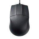 【中古】【未使用未開封】エレコム マウス 有線 Mサイズ 3ボタン CAD向け ホイールレス 左右対称 600/1200カウント2段階調整 ブラック M-CAD...