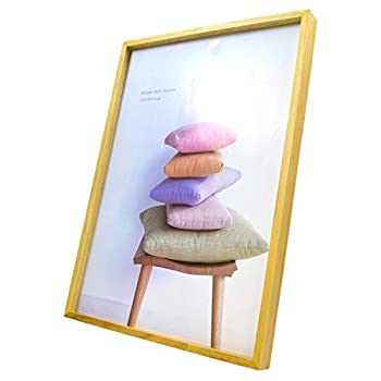 【中古】KING フォトフレーム JK101-A4-NT 木製額 A4 ナチュラル 70167