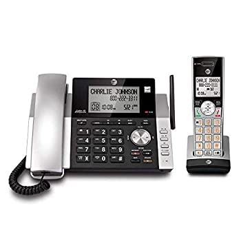 yÁzygpJzATT DECT 6.0 Expandable Corded/Cordless Phone System With Digital Answering System CL84115 by AT&T