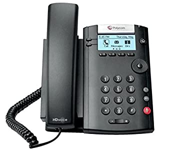 【中古】Vvx 201 2-line Desktop Phone With Dual 10/100 Ethernet Ports. Poe Only. Ships Without Power Supply.