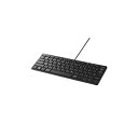 【中古】【未使用未開封】バッファロー BSKBU300BK 有線コンパクトキーボード ブラック