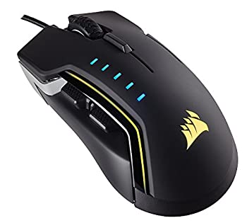 【中古】Corsair GLAIVE RGB Mouse -Black- ゲーミングマウス MS302 CH-9302011-AP