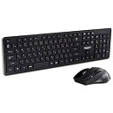 【中古】【未使用未開封】3R solution ワイヤレス キーボード 5ボタンマウス セット 2.4GHz 人間工学 日本語108キー 800/1200/16...