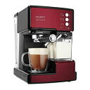 【中古】【未使用未開封】Mr。Coffeeカフェバリスタエスプレッソメーカーwith Automatic milk frother、bvmc-ecmp1000 レッド BVMC-ECMP1106